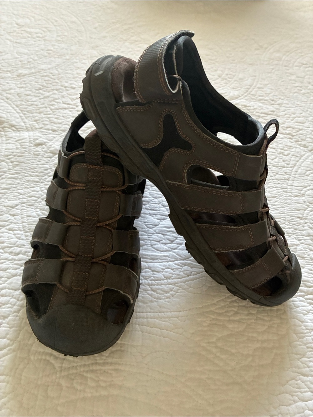 Skechers Men's Brown Strappy Fisherman Sandals - Picture 2 of 5
